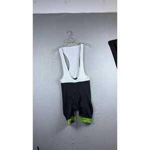 Sponeed Cycling Bib Shorts Mens Medium Padded Black Green TRS SAT Road Bike